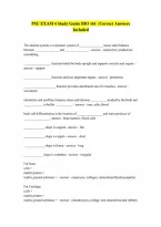 BIO 161 PSU EXAM 4 Questions and Answers 100 Pass