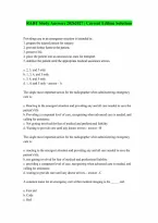 RADT Questions and Answers Already Passed Answers 20262027 RATED A
