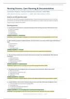 BSc Nursing Nursing Process&comma; Care Planning & Documentation&colon; 100 Practice Questions &lpar;PDF&rpar; &vert; 2026&ndash;2027 &vert; St&period; Joseph's College of Nursing