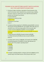 Peregrine Actual Exam Test Bank 2026&sol;2027 Practice Questions &NewLine;And  Study Guide Complete Accurate Exam