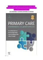 Primary Care Interprofessional Colla &NewLine;Borative Prectice 6Th Edition Testbank B Y &NewLine;Terry Mahan Buttaro&NewLine;All Chapters 1- 228 With Answers &vert; A&plus; Graded