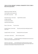 Chm 113 Exam 4 2026&sol;2027 &vert; General Chemistry Study Guide & Practice Questions