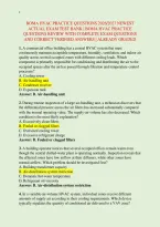 Boma Hvac Practice Questions 2026&sol;2027 Newest &NewLine;Actual Exam Test Bank &vert; Boma Hvac Practice &NewLine;Questions Review With Complete Exam Questions &NewLine;And Correct Verified Answers &vert; Already Graded 
