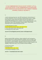 Cltm Comprehensive Exam 2026&sol;2027 Newest Actual &NewLine;Exam Test Bank &vert; Cltm Comprehensive Exam Review &NewLine;With Complete Exam Questions And Correct Verified &NewLine;Answers &vert; Already Graded A&plus;