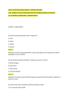 Optics&comma; 5Th Edition &lpar;Global Edition&rpar; &ndash; Complete Test Bank &NewLine;1&comma;000&plus; Original Multiple-Choice Questions With Verified Answers & Rationales &NewLine;All 13 Chapters &vert; Eugene Hecht &vert; Updated Edition &NewLine;&NewLine;&NewLine;