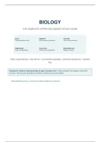 The Complete High School Biology Study Guide&colon; Notes&comma; Practice Questions & Answers
