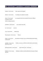 Bio 1113 Exam 1 questions n answers 2026&sol;2027