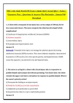 NSG 4100 Adult Health III Exam 4 &lpar;2026&sol;2027&rpar; Actual Q&A &vert; Galen &vert;  &NewLine;Guarantee Pass &vert; Questions & Answers Plus Rationales &vert; Instant Pdf &NewLine;Download