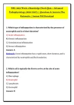 NSG 5003 Week 4 Knowledge Check Quiz &ndash; Advanced &NewLine;Pathophysiology &lpar;2026&sol;2027&rpar; &vert; Questions & Answers Plus &NewLine;Rationales &vert; Instant Pdf Download