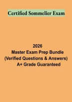 Certified Sommelier Exam Study Guide &vert; Wine Knowledge&comma; Practice Questions and Certification Preparation