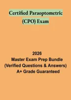 Certified Paraoptometric &lpar;CPO&rpar; Exam Study Guide &vert; Practice Questions&comma; Exam Review and Certification Prep
