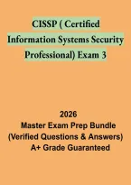 CISSP Exam 3 Study Guide &vert; Certified Information Systems Security Professional Practice Questions and Exam Prep