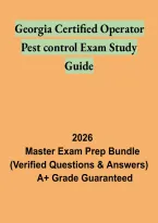 Georgia Certified Pest Control Operator Exam Study Guide &vert; Practice Questions and Certification Prep