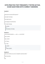 Ceta Practice Test Frequently Tested Actual&NewLine;Exam Questions With Correct Answers&NewLine;