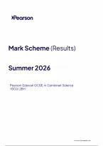 Edexcel GCSE Combined Science 2026 Paper 2BH Mark Scheme &lpar;1SC0&rpar;