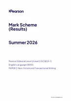 Edexcel GCSE English Language 2026 Paper 02 Mark Scheme &lpar;1EN0&rpar;