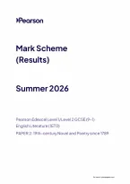 Edexcel GCSE English Literature 2026 Paper 02 Mark Scheme &lpar;1ET0&rpar;