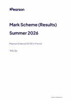 Edexcel GCSE French 2026 Paper 3H Mark Scheme &lpar;1FR1&rpar;