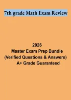 7th Grade Math Exam Review Study Guide | Grade 7 Mathematics Practice ...