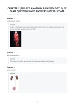 Chapter 1 &lpar;Seeley's Anatomy & Physiology&rpar; Quiz&NewLine;Exam Questions And Answers Latest Update&NewLine;
