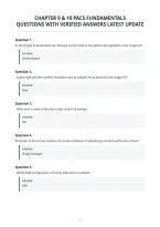 Chapter 9 & 10 Pacs Fundamentals&NewLine;Questions With Verified Answers Latest Update