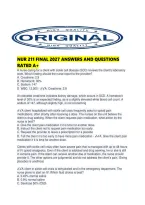 Nur 211 Final 2027 Answers And Questions Rated A&period;pdf