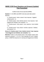 IBHRE CCDS Exam Questions and Answers&vert; Updated&vert; Pass Guaranteed