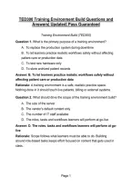 TED300 Training Environment Build Exam Questions and Answers&vert; Updated&vert; Pass Guaranteed