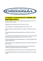 Ca Branch 3 Evaluation 2027 Answers And Questions Rated A&period;pdf