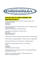 68W Emt End Of Course Answers And Questions Rated 