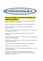 68W Emt Correct 2027 Exams Answers And Questions Rated A&period;pdf