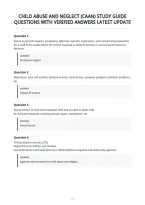 Child Abuse And Neglect &lpar;Caan&rpar; Study Guide&NewLine;Questions With Verified Answers Latest Update&NewLine;