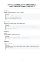 Citp Exam 2 Frequently Tested Actual&NewLine;Questions With Correct Answers&NewLine;