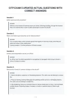 Citp Exam 5 Updated Actual Questions With&NewLine;Correct Answers