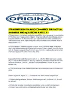 Straighterline Macroeconomics Tips Actual Answers And Questions Rated