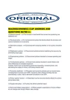 Macroeconomics Clep Answers And Questions Rated A&period;pdf