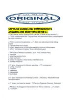Captains Career 2027 Comprehensive Answers And Questions Rated 