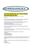 Captains Career Core 2027 Paper Answers And Questions Rated