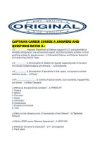 Captains Career Course A Answers And Questions Rated