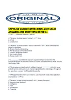 Captains Career Course Final 2027 Exam Answers And Questions Rated A&period;pdf