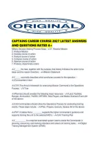 Captains Career Course 2027 Latest Answers And Questions Rated 