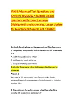 IAHSS Advanced Test Questions and Answers &NewLine;