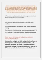 Nur 283 Comp Actual Exam Test Bank 2026&sol;2027 High Yield &NewLine;Practice Questions And Study Guide Complete Accurate &NewLine;Exam Approved Questions And Correct Verified Answers &NewLine;With Detailed Rationales &lpar;Reliable Answers&rpar; Currently &NewLine;Updated Version 2026 Edition &vert; 