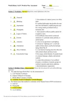 World History Unit 9 World at War Assessment 2026&sol;2027 &vert; Study Guide&comma; Practice Questions & Answers&comma; Exam Review