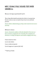 Mdc 1 Exam 2 Fully Solved Test Paper&NewLine;Graded A&plus;