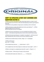 Cmpt 145 Updated Latest 2027 Answers And Questions Rated A&period;pdf