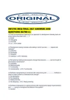 Inf3705 Mcq Final 2027 Answers And Questions Rated A&period;pdf