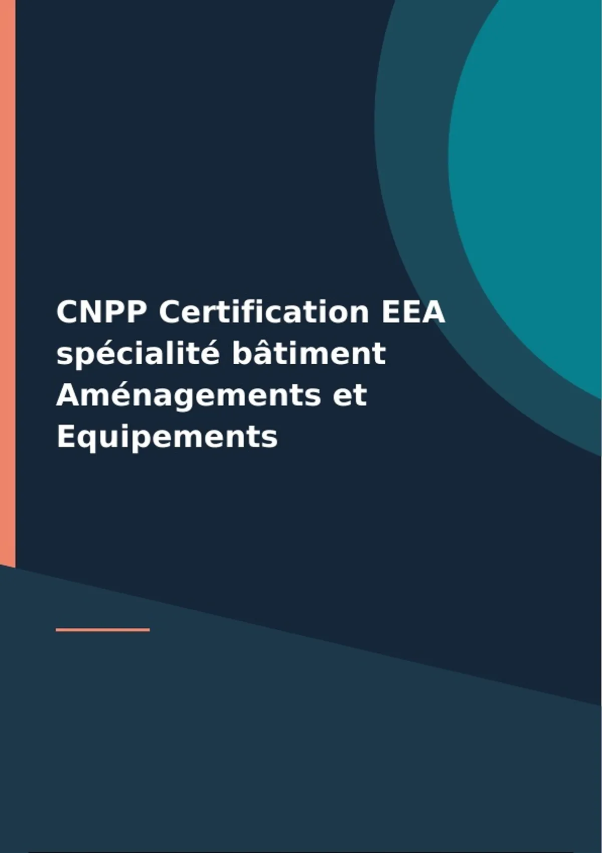 Material Cert Example CNPP Certification EEA spécialité bâtiment Aménagements et Equipements ...