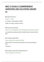 Mdc Iv Exam 2 Comprehensive&NewLine;Questions And Solutions Graded&NewLine;A&plus;