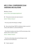 Mdc Iv Final Comprehensive Exam&NewLine;Questions And Solutions
